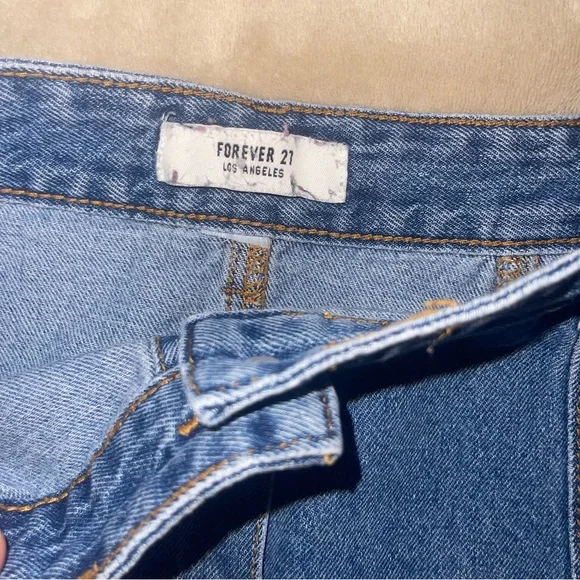 Denim Blue Forever 21 Mini Skirt - Picture 2 of 3